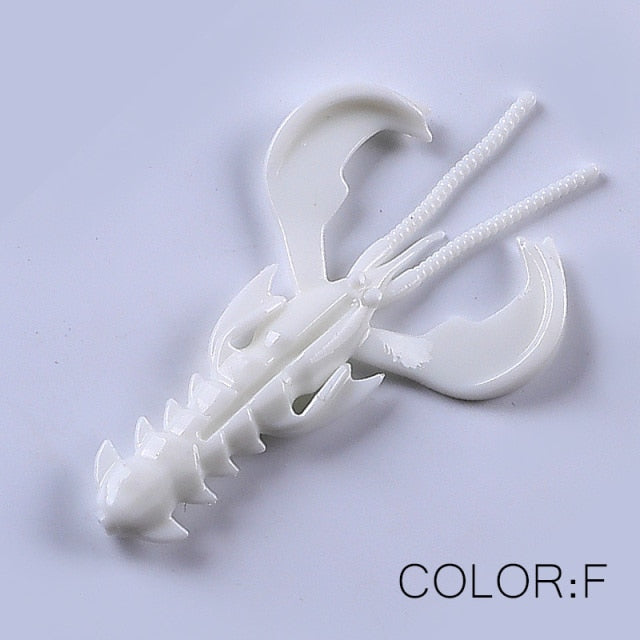 Supercontinent Crazy Lures 65mm/10pcs 40mm/20pcs Soft Lure Fishing Lures shrimp Lobster Soft Plastic Lure Fishing Lures