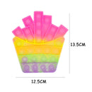 Push Bubble Fidget Toys Autism Special Needs Stress Reliever Helps Relieve Stress and Increase Focus Soft Squeeze Kid Toy New