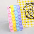 Redmi Note 9 Pro 9S 7 8 Pro Push Pop Bubble Fidget Toy Case Soft Cover for Redmi 9 9T 9C 9A Mi Poco X3 M3 Sensory Stress Reliver