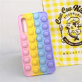 Redmi Note 9 Pro 9S 7 8 Pro Push Pop Bubble Fidget Toy Case Soft Cover for Redmi 9 9T 9C 9A Mi Poco X3 M3 Sensory Stress Reliver