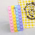 Redmi Note 9 Pro 9S 7 8 Pro Push Pop Bubble Fidget Toy Case Soft Cover for Redmi 9 9T 9C 9A Mi Poco X3 M3 Sensory Stress Reliver
