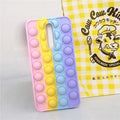 Redmi Note 9 Pro 9S 7 8 Pro Push Pop Bubble Fidget Toy Case Soft Cover for Redmi 9 9T 9C 9A Mi Poco X3 M3 Sensory Stress Reliver