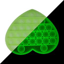 Glow in the Dark Fidget Toys Reliver Stress Toy Rainbow Push Bubble Antistress Children Toy Fluorescence Luminous Free Shipping