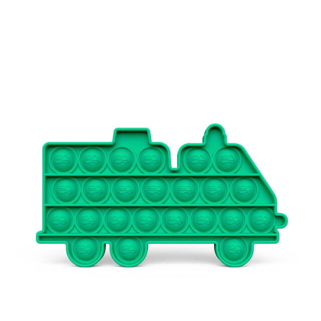 Glow in the Dark Fidget Toys Reliver Stress Toy Rainbow Push Bubble Antistress Children Toy Fluorescence Luminous Free Shipping