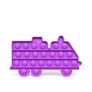 Glow in the Dark Fidget Toys Reliver Stress Toy Rainbow Push Bubble Antistress Children Toy Fluorescence Luminous Free Shipping