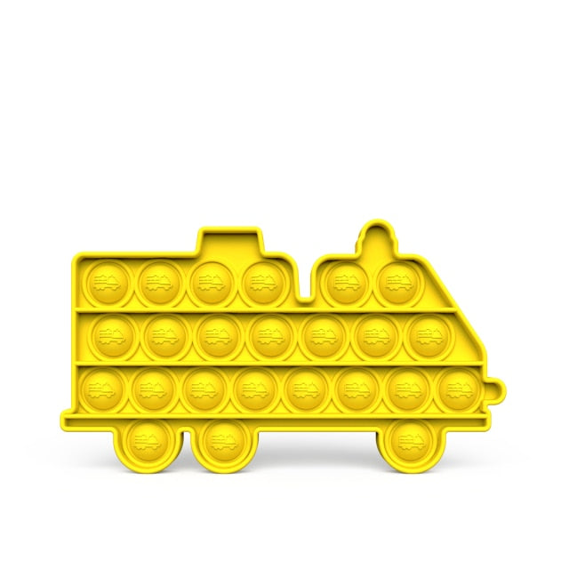 Glow in the Dark Fidget Toys Reliver Stress Toy Rainbow Push Bubble Antistress Children Toy Fluorescence Luminous Free Shipping