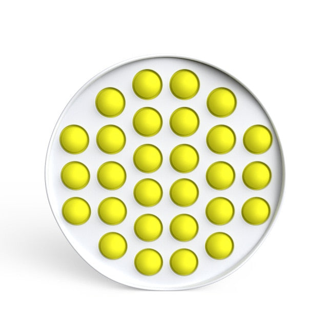 Glow in the Dark Fidget Toys Reliver Stress Toy Rainbow Push Bubble Antistress Children Toy Fluorescence Luminous Free Shipping