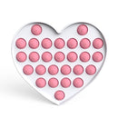 Glow in the Dark Fidget Toys Reliver Stress Toy Rainbow Push Bubble Antistress Children Toy Fluorescence Luminous Free Shipping