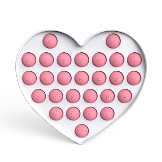 Glow in the Dark Fidget Toys Reliver Stress Toy Rainbow Push Bubble Antistress Children Toy Fluorescence Luminous Free Shipping