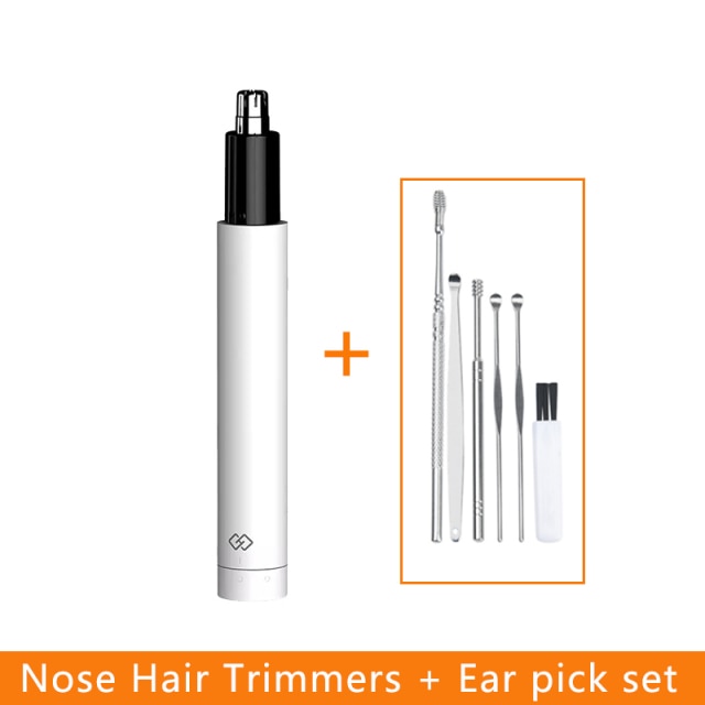 Xiaomi Youpin HN1 Electric Nose hair Trimmers for men Portable Nose and ear trimmer Hair Shaver Clipper Safety Removal Cleaner