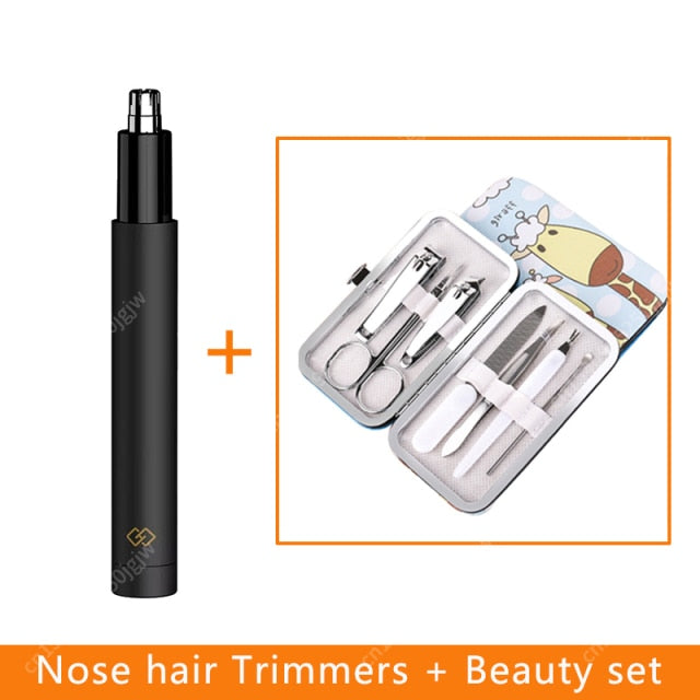 Xiaomi Youpin HN1 Electric Nose hair Trimmers for men Portable Nose and ear trimmer Hair Shaver Clipper Safety Removal Cleaner