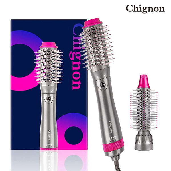 3In1 Hair Dryer Hot Air Brush Styler and Negative Ion Volumizer Hair Straightener Curler Comb One Step Straightener Styling Tool