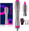 3In1 Hair Dryer Hot Air Brush Styler and Negative Ion Volumizer Hair Straightener Curler Comb One Step Straightener Styling Tool