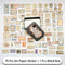 100Pcs Metal Box Junk Journal Ephemera Vintage Stickers Decorative Retro DIY Album Label Stickers Scrapbooking Material Supplies
