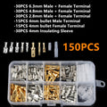 315Pcs Insulated Male Female Wire Connector  2.8/4.8/6.3mm Electrical Wire Crimp Terminals Spade Connectors Assorted Kit