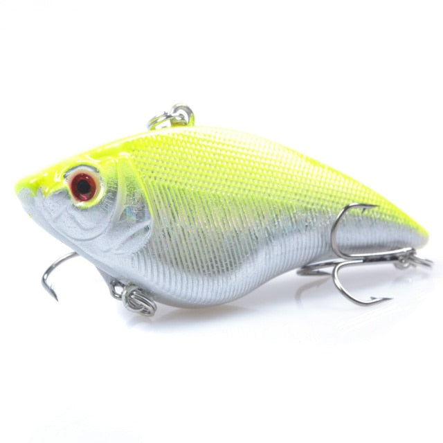 LINGYUE 1PCS VIB Hard Bait Fishing Lure 7cm 16g Sinking Long Shot Rattling Crankabit Wobbler Isca Artificial Pesca For Bass Pike