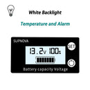 Battery Capacity Indicator DC 8V-100V Lead Acid Lithium LiFePO4 Car Motorcycle Voltmeter Voltage Gauge 12V 24V 48V 72V