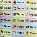 90Pcs Name Sticker Customize Stickers Waterproof Personalized Labels Children School Stationery variety patterns animal boy tag