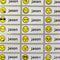 90Pcs Name Sticker Customize Stickers Waterproof Personalized Labels Children School Stationery variety patterns animal boy tag
