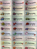 90Pcs Name Sticker Customize Stickers Waterproof Personalized Labels Children School Stationery variety patterns animal boy tag