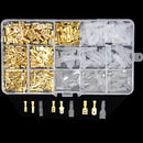 270PCS Insulated Male Female Wire Connector 2.8/4.8/6.3mm Electrical Wire Crimp Terminals Spade Connectors Assorted Kit