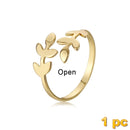 IFMIA Trendy Gold Butterfly Rings For Women Men Lover Couple Rings Set Friendship Engagement Wedding Open Rings 2021 Jewelry