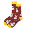 LETSBUY Male Tide Brand men cotton Socks Gradient Color summer Style long wedding sock Men's Knee High Business Socks man sox
