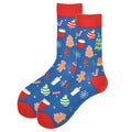 LETSBUY Male Tide Brand men cotton Socks Gradient Color summer Style long wedding sock Men's Knee High Business Socks man sox