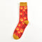 LETSBUY Male Tide Brand men cotton Socks Gradient Color summer Style long wedding sock Men's Knee High Business Socks man sox