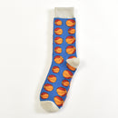 LETSBUY Male Tide Brand men cotton Socks Gradient Color summer Style long wedding sock Men's Knee High Business Socks man sox