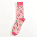 LETSBUY Male Tide Brand men cotton Socks Gradient Color summer Style long wedding sock Men's Knee High Business Socks man sox