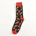 LETSBUY Male Tide Brand men cotton Socks Gradient Color summer Style long wedding sock Men's Knee High Business Socks man sox