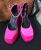 2021 New Brand Women Sandals Summer Shoes Sexy Thick High Heels Platform Black Red Yellow Dress Party Wedding Shoes Woman Pumps