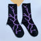 Korean Style Harajuku Skateboard Long Socks Creative Fun Lightning Hip Hop Style Socks Unisex Street Couple Socks