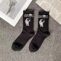 Korean Style Harajuku Skateboard Long Socks Creative Fun Lightning Hip Hop Style Socks Unisex Street Couple Socks