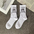 Korean Style Harajuku Skateboard Long Socks Creative Fun Lightning Hip Hop Style Socks Unisex Street Couple Socks