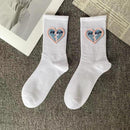 Korean Style Harajuku Skateboard Long Socks Creative Fun Lightning Hip Hop Style Socks Unisex Street Couple Socks