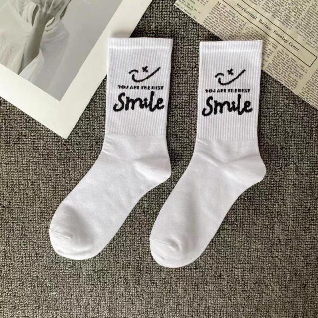 Korean Style Harajuku Skateboard Long Socks Creative Fun Lightning Hip Hop Style Socks Unisex Street Couple Socks