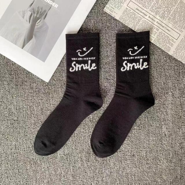 Korean Style Harajuku Skateboard Long Socks Creative Fun Lightning Hip Hop Style Socks Unisex Street Couple Socks