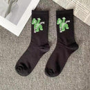 Korean Style Harajuku Skateboard Long Socks Creative Fun Lightning Hip Hop Style Socks Unisex Street Couple Socks