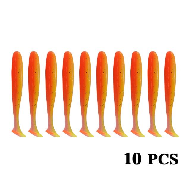 10CM Fishing Accessories Soft Lures for Bait All Artificial Feeder Silica Gel Crankbaits Tackle 2021 Surface Sea Lure With Salt