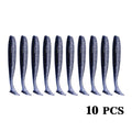 10CM Fishing Accessories Soft Lures for Bait All Artificial Feeder Silica Gel Crankbaits Tackle 2021 Surface Sea Lure With Salt