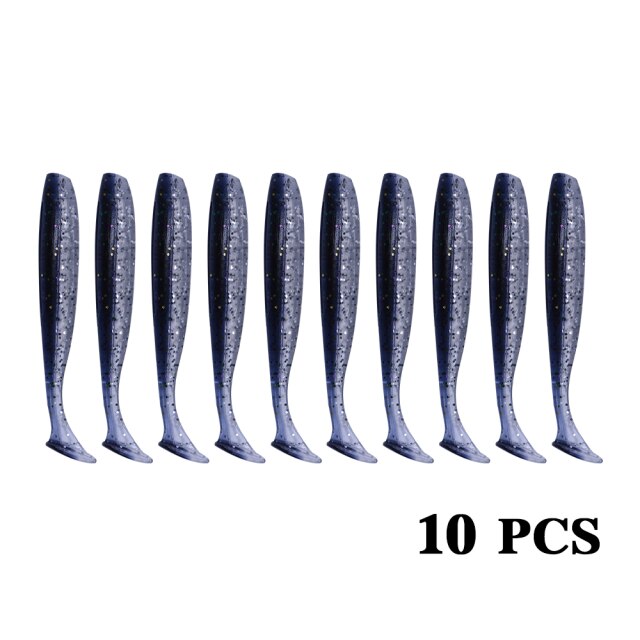 10CM Fishing Accessories Soft Lures for Bait All Artificial Feeder Silica Gel Crankbaits Tackle 2021 Surface Sea Lure With Salt