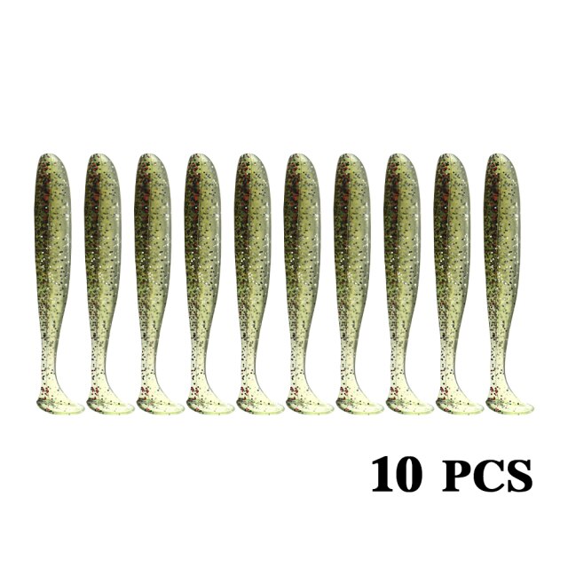 10CM Fishing Accessories Soft Lures for Bait All Artificial Feeder Silica Gel Crankbaits Tackle 2021 Surface Sea Lure With Salt