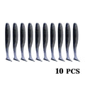 10CM Fishing Accessories Soft Lures for Bait All Artificial Feeder Silica Gel Crankbaits Tackle 2021 Surface Sea Lure With Salt