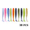 10CM Fishing Accessories Soft Lures for Bait All Artificial Feeder Silica Gel Crankbaits Tackle 2021 Surface Sea Lure With Salt