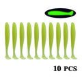 10CM Fishing Accessories Soft Lures for Bait All Artificial Feeder Silica Gel Crankbaits Tackle 2021 Surface Sea Lure With Salt