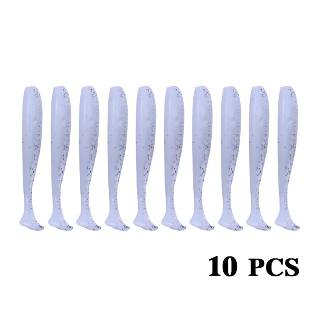 10CM Fishing Accessories Soft Lures for Bait All Artificial Feeder Silica Gel Crankbaits Tackle 2021 Surface Sea Lure With Salt