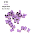 100Pcs/Pack Sanding Bands Electric Nail Drill Bit Accessories Nail UV Gel Polish Removal 80# 120# 180# Sand Circle Manicure Tool