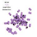100Pcs/Pack Sanding Bands Electric Nail Drill Bit Accessories Nail UV Gel Polish Removal 80# 120# 180# Sand Circle Manicure Tool